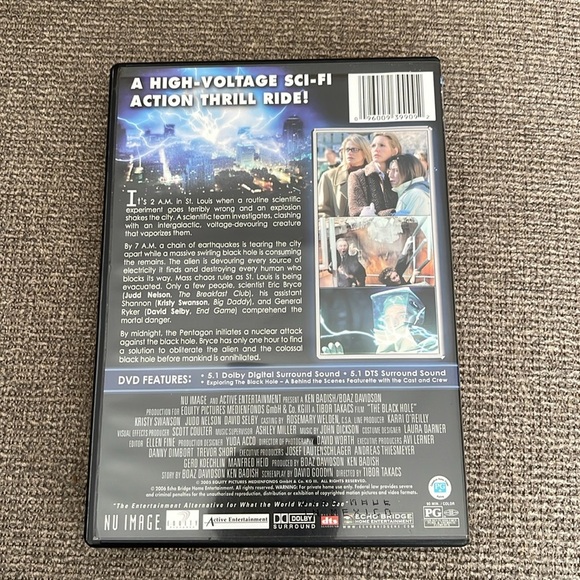 The Black Hole Widescreen DVD 2006 Sci-Fi Widescreen Nu Image Swanson - Picture 2 of 5